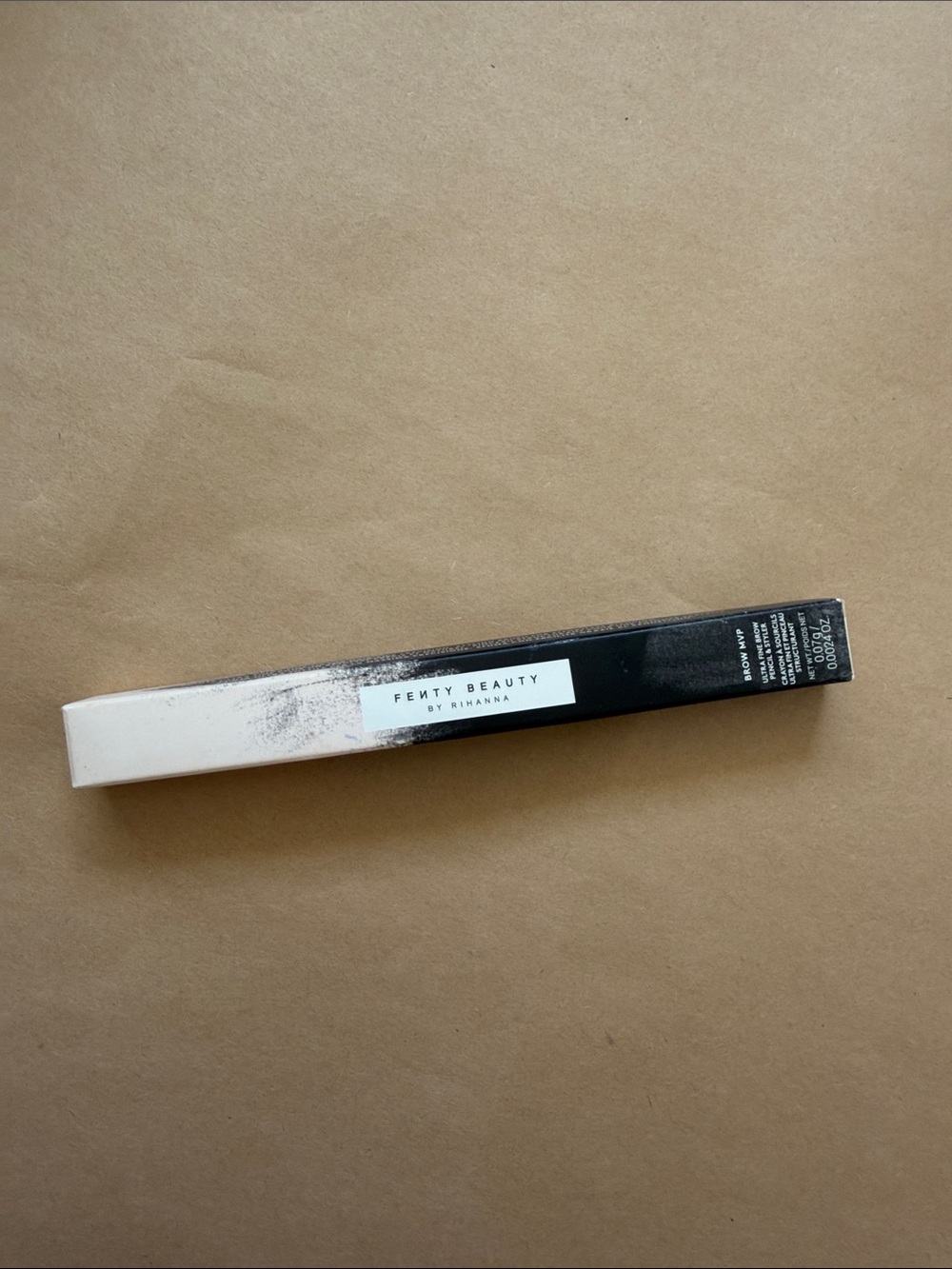 Fenty Beauty BROW MVP ULTRA FINE BROW PENCIL & STYLER in Soft Black